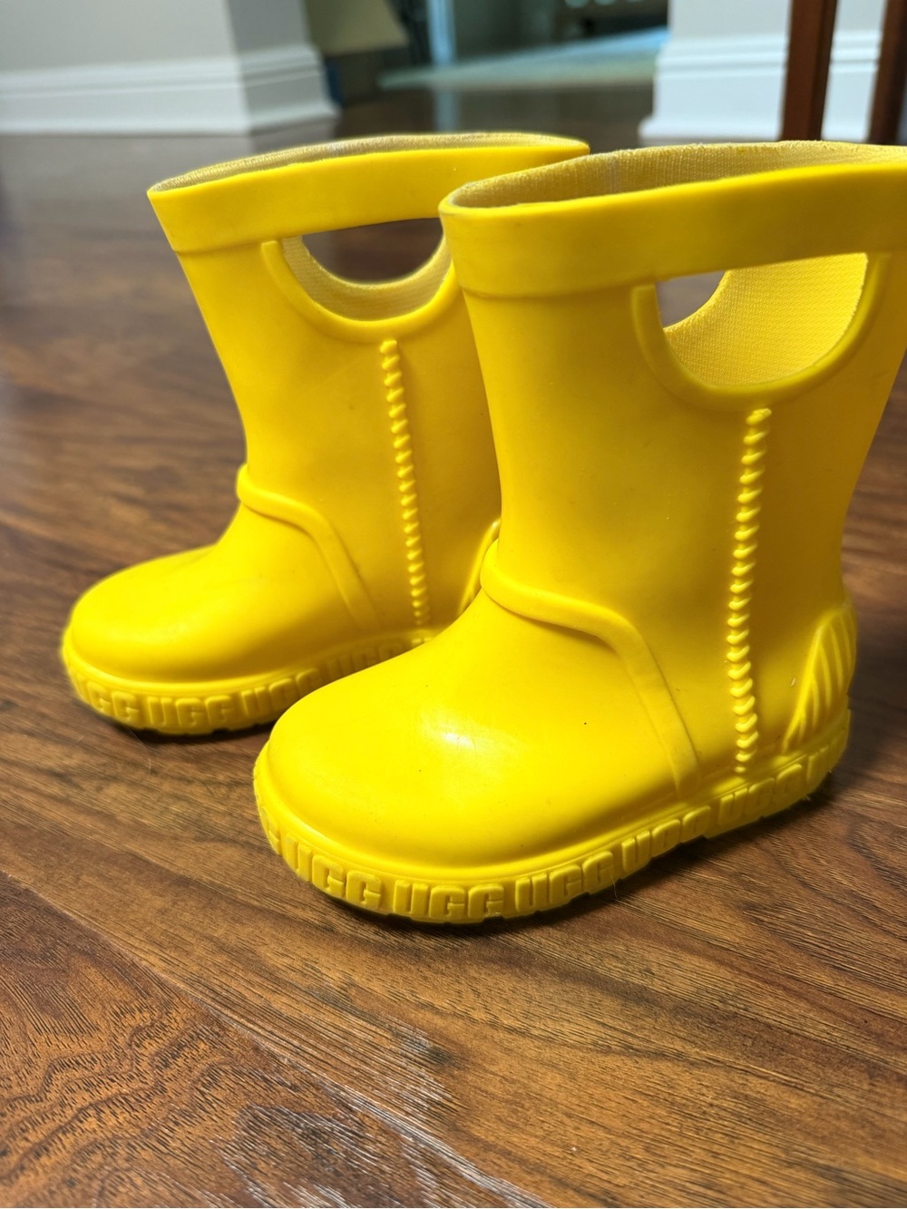 UGG Toddler Bright Yellow Rain Boots